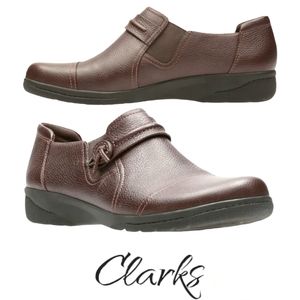 CLARKS Cheyn Madi Slip-On, Brown, Women's size 6.5